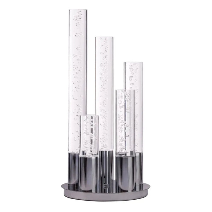 Acrylic Cylinder Dimmable Table Lamp