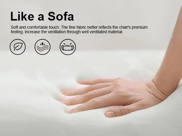 GTPLAYER Gaming Chair with Pocket Spring Cushion, Linkage Armrests & Footrest, Ergonomic Office Chair with Lumbar Support