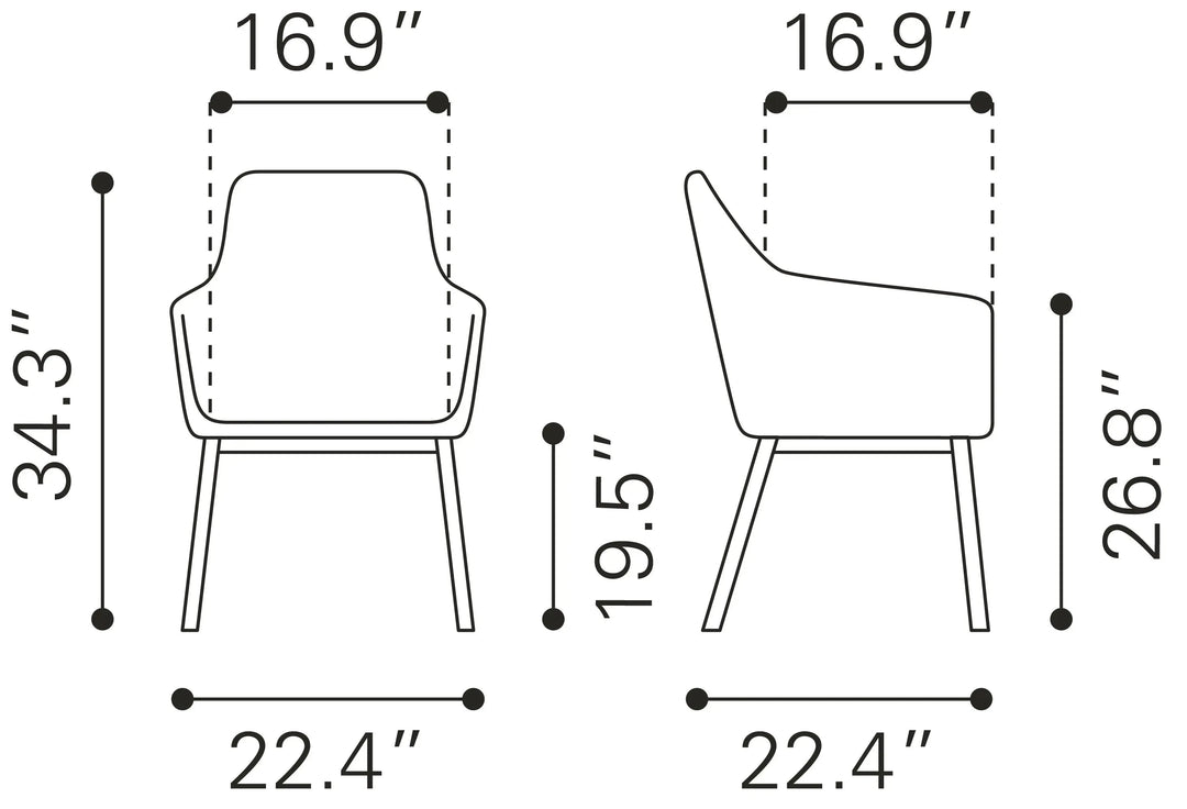 Adage Dining Chair Beige