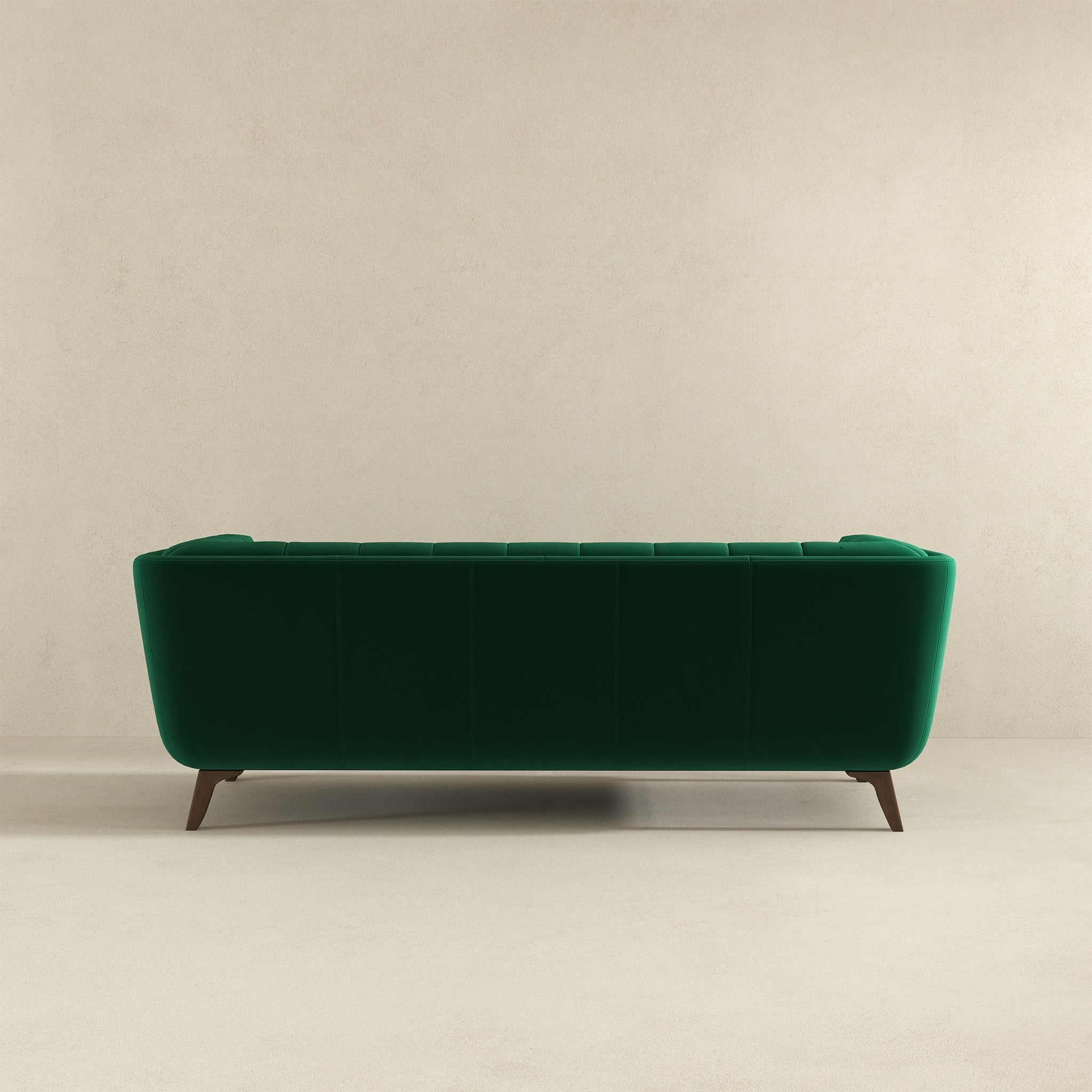 Addison Large Green Velvet Sofa