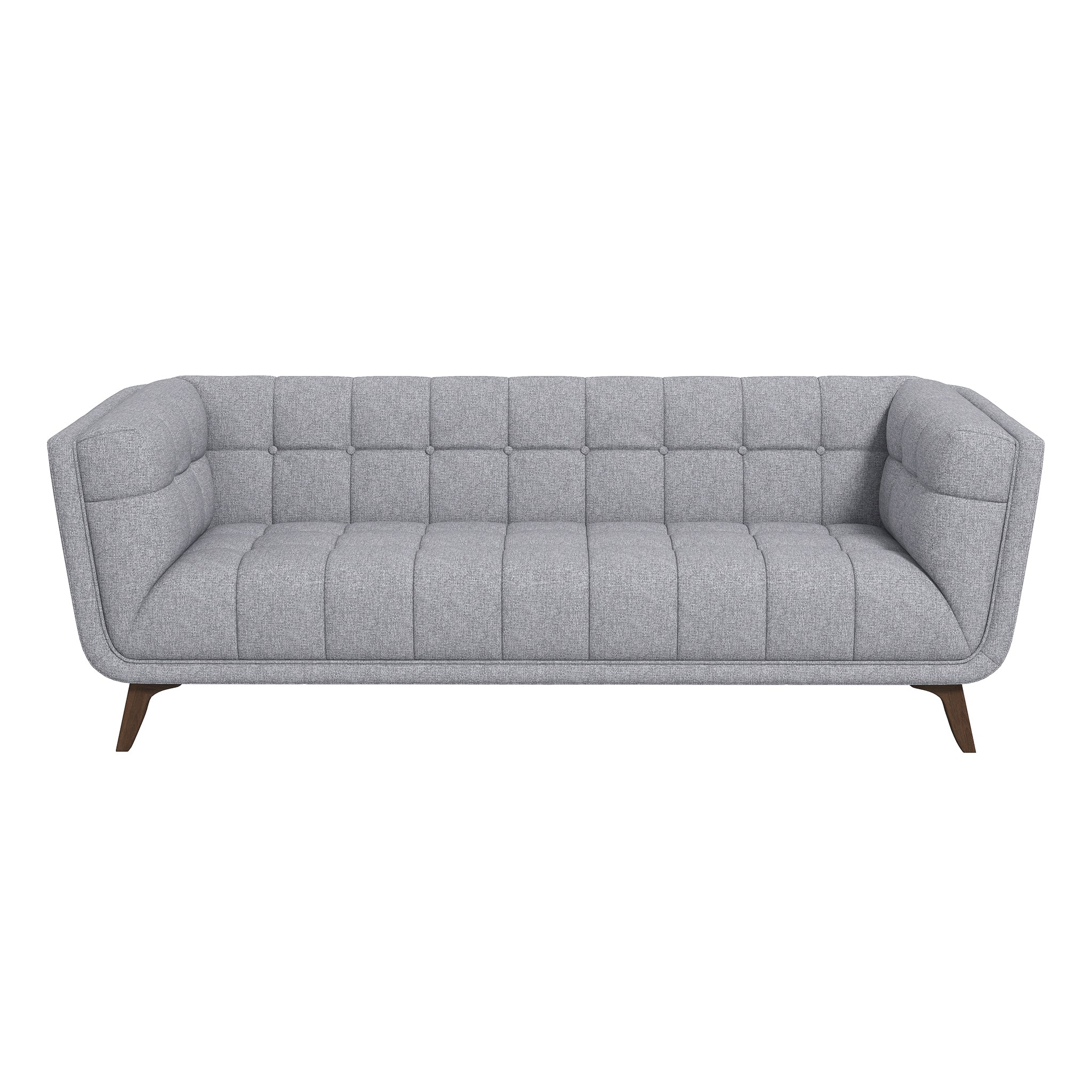 Addison Large Light Gray Fabric Sofa