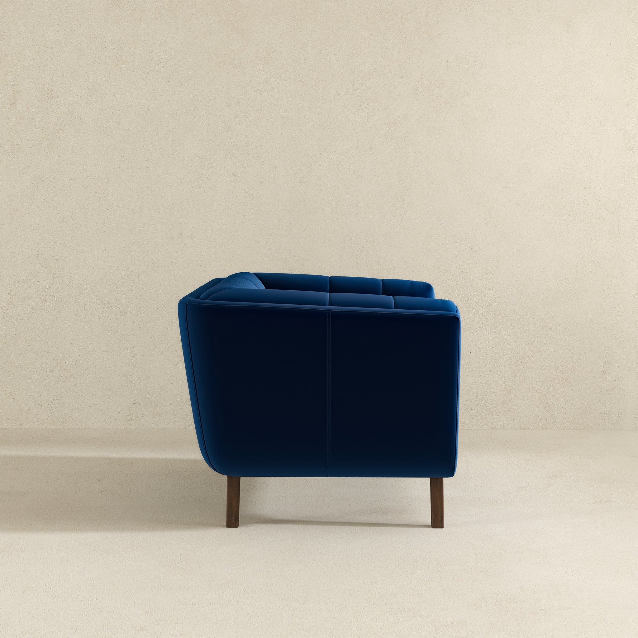 Addison Lounge Chair(Dark Blue Velvet)