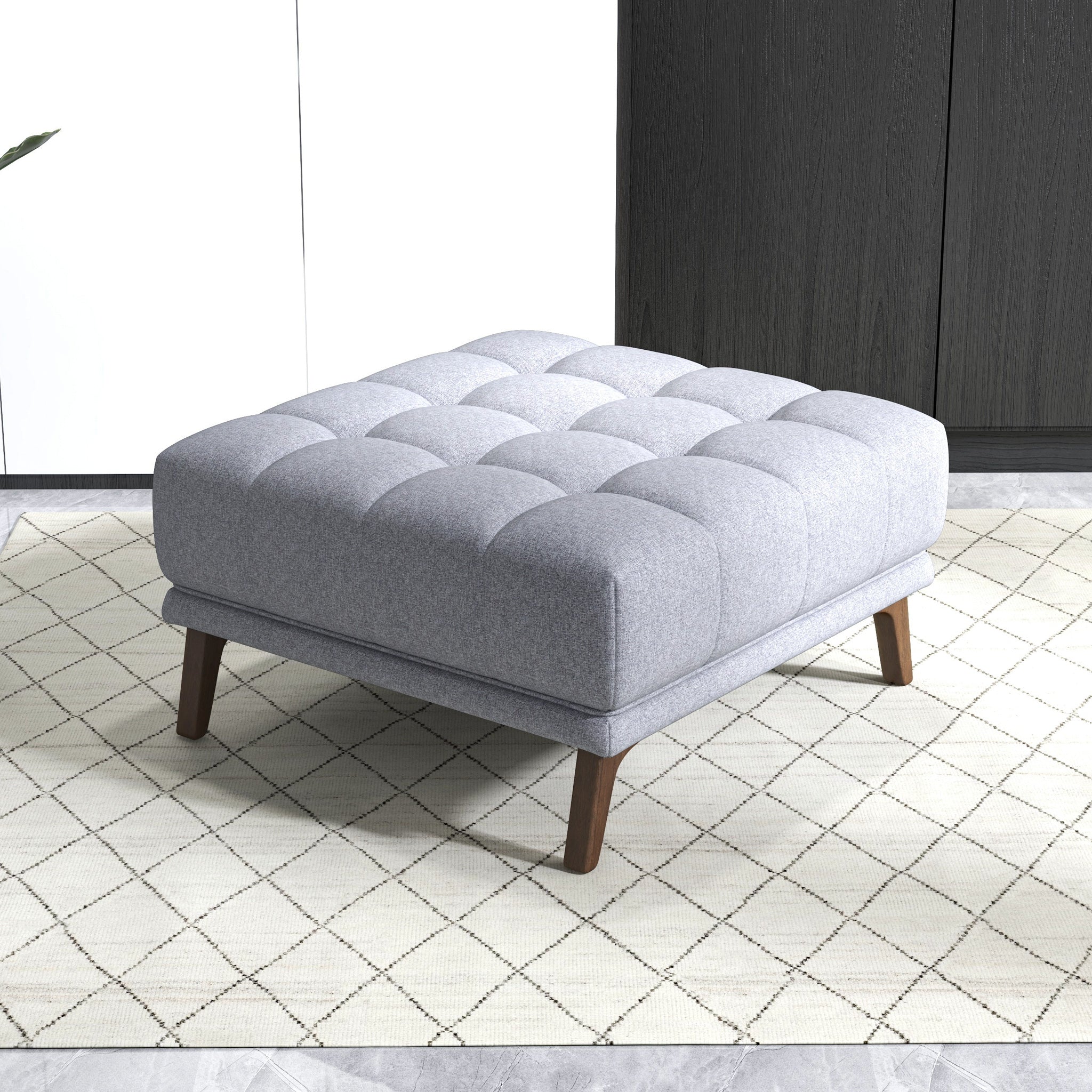 Addison Square Upholstered Ottoman