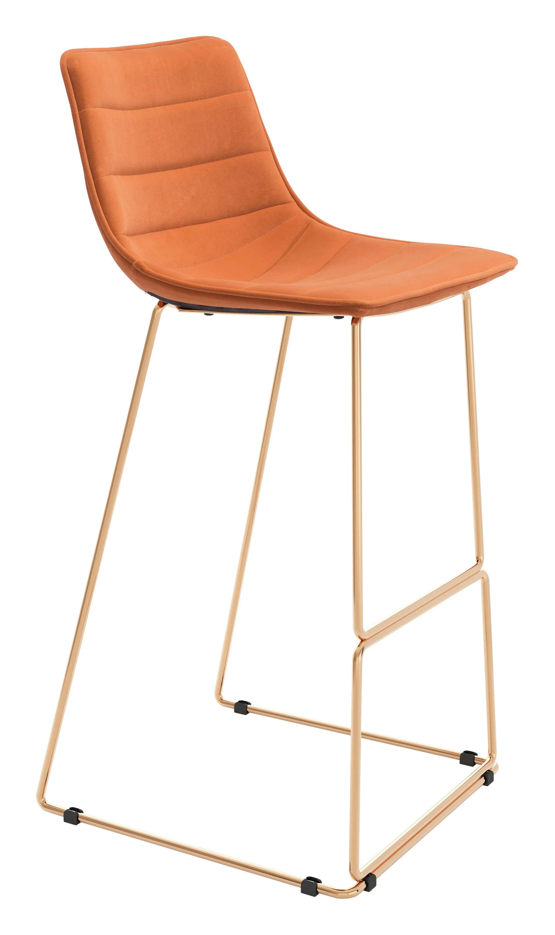 Adele Barstool Orange & Gold