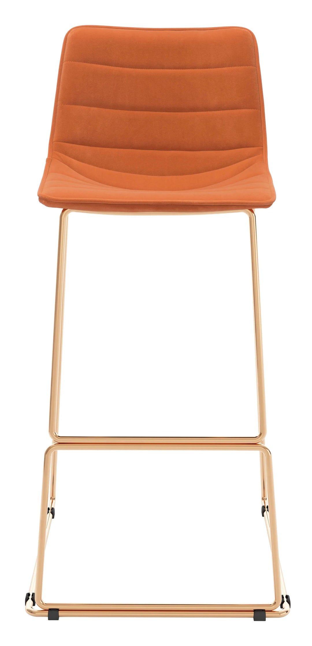 Adele Barstool Orange & Gold