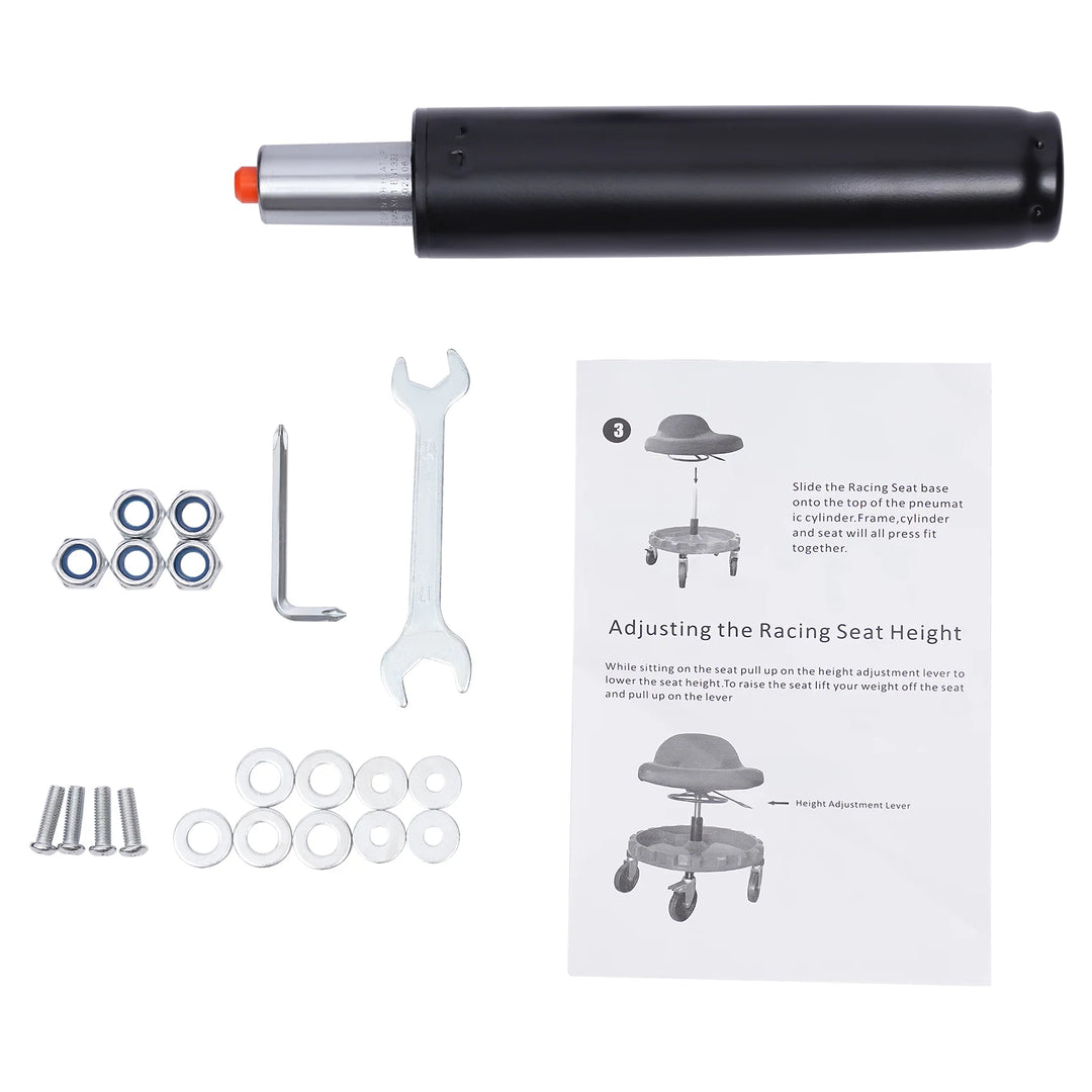 Adjustable Rolling Garage Stool