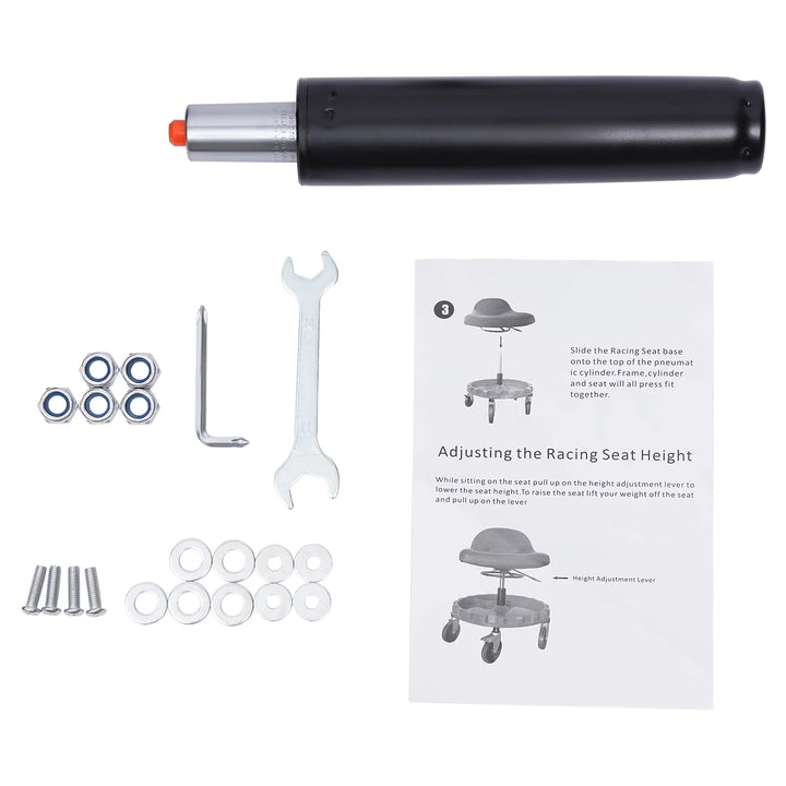 Adjustable Rolling Garage Stool