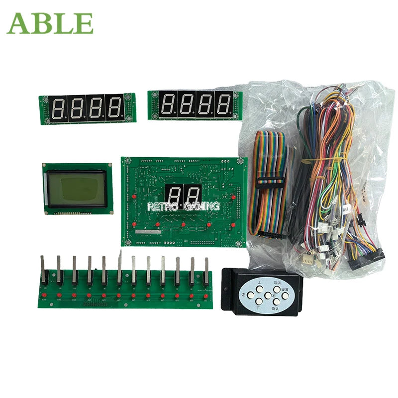 Coin-0perated Arcade Game Machine MJ Pinball Machine DIY kit Children's Pinball Game Machine