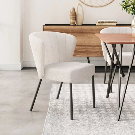 Aimee Dining Chair (Set of 2) Cream