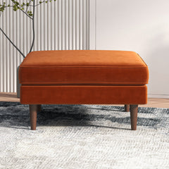 Amber Square Upholstered Ottoman