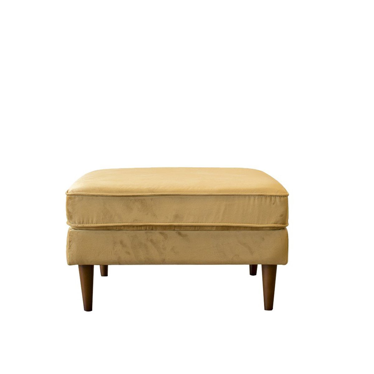 Amber Square Upholstered Ottoman