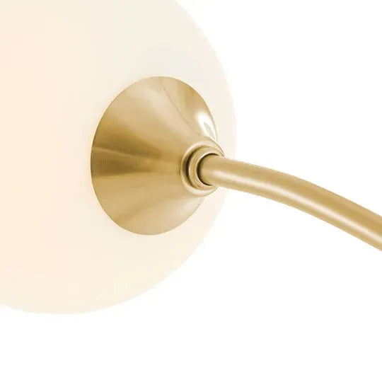 Anechdoche Lights Gold and White Floor Lamp