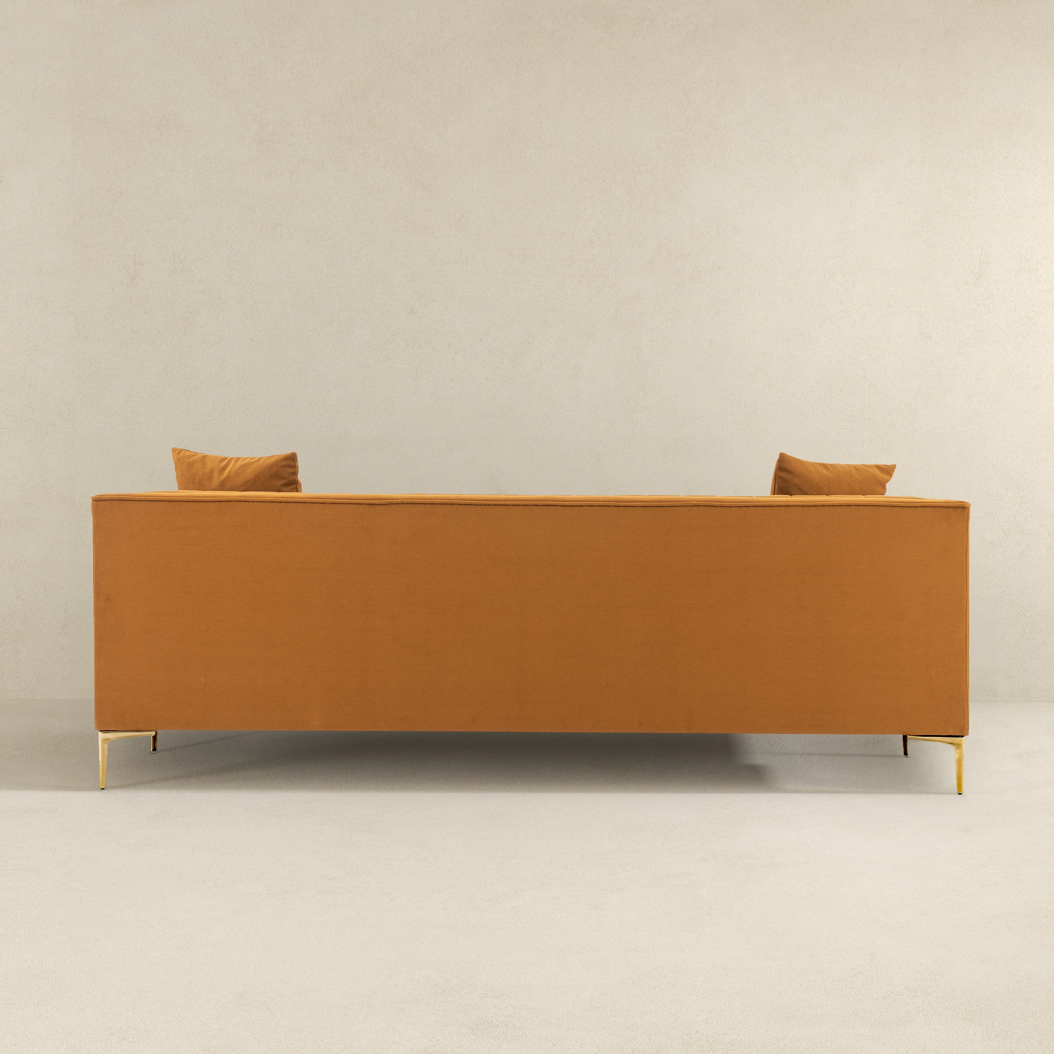 Angelina Sofa Cognac Velvet