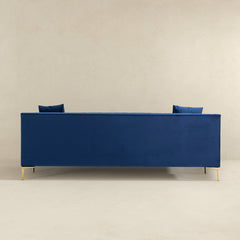 Angelina Sofa Dark Blue Velvet