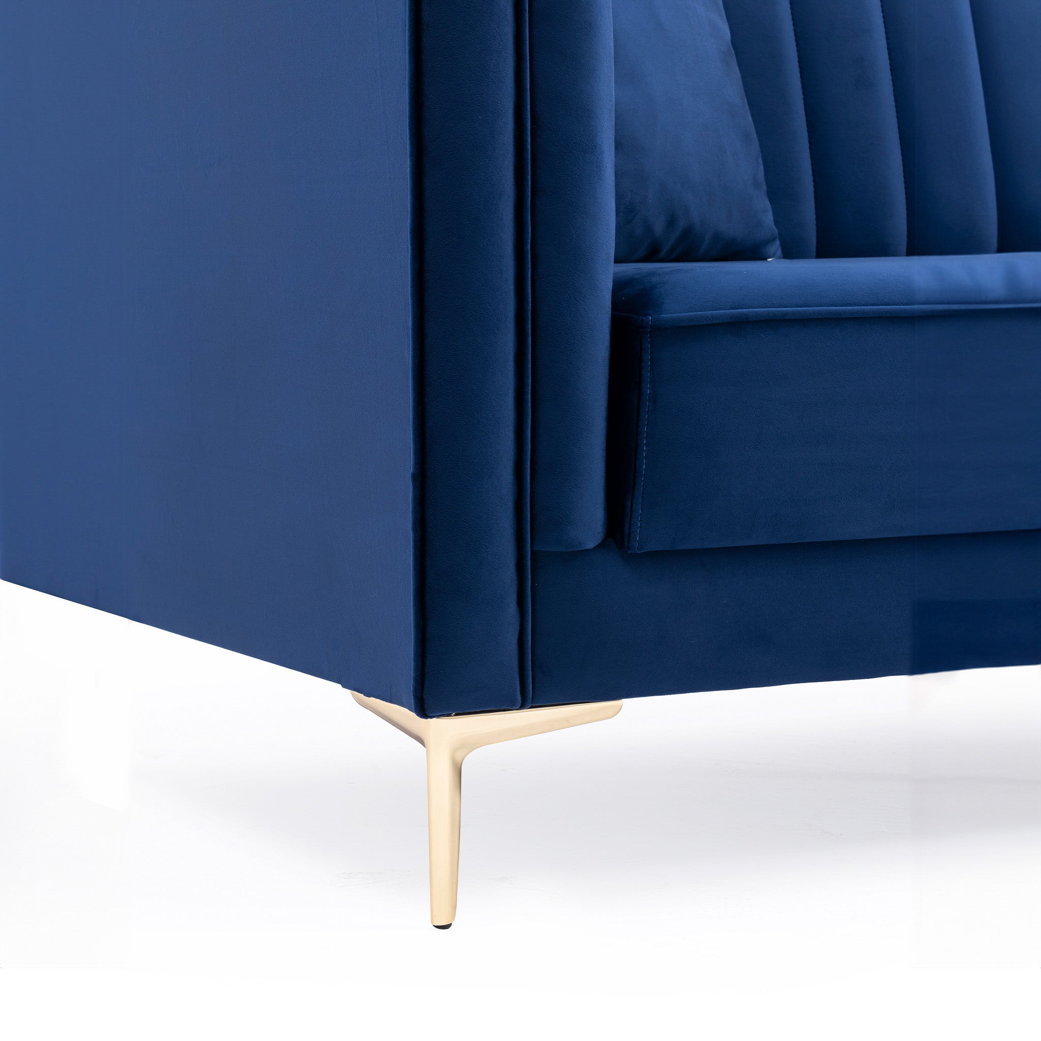 Angelina Sofa Dark Blue Velvet