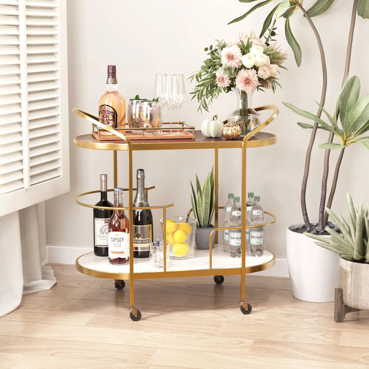 Antalya Bar Cart Multicolor