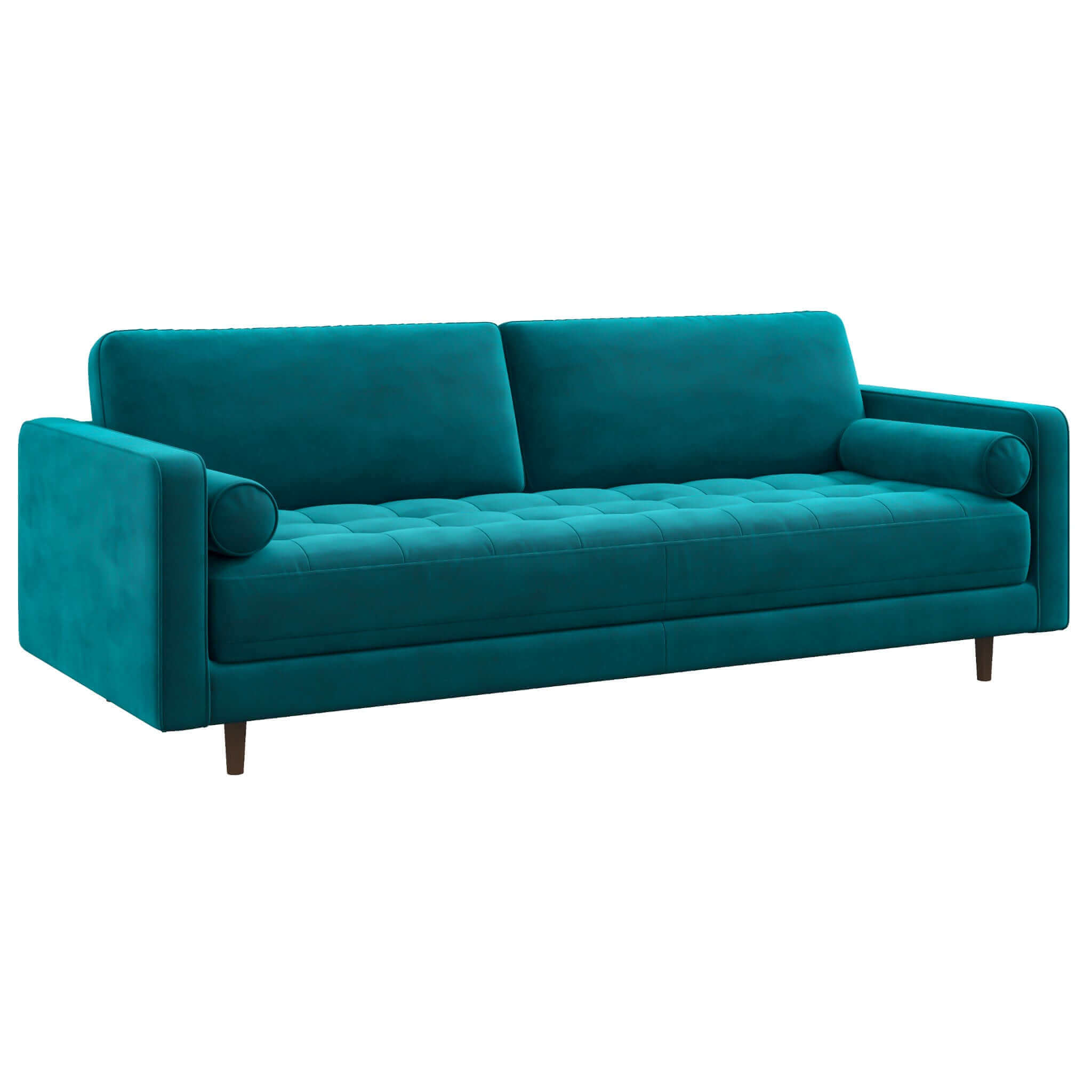 Anthony Teal Velvet Sofa