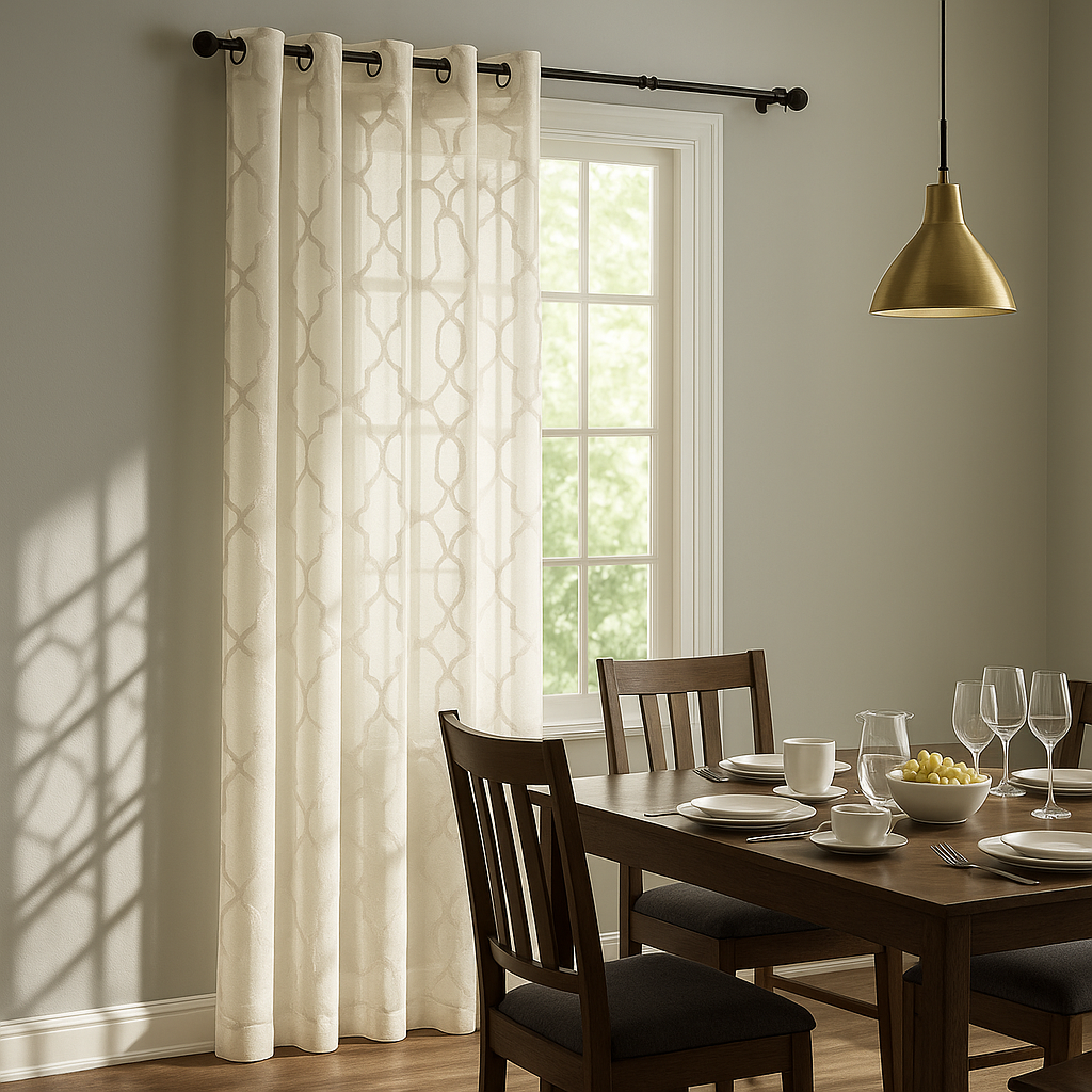 Architectural Luxe Sheer Panel