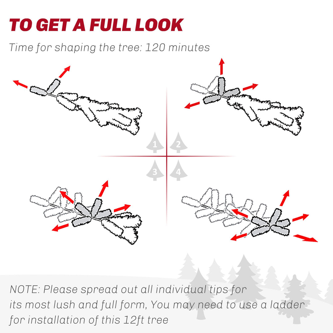Artificial Christmas Tree with Foldable Stand