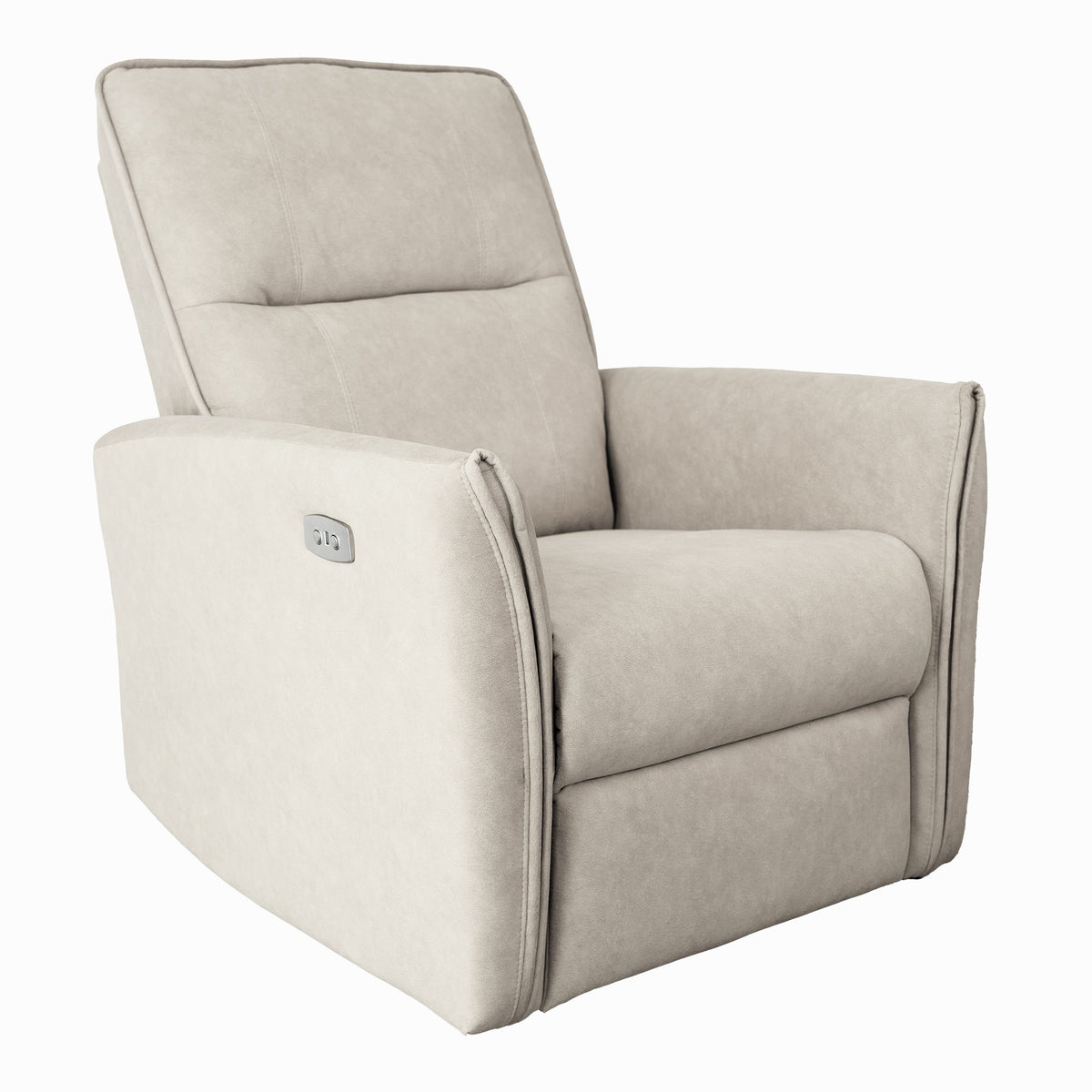 Asheville Cream Suede Recliner Chair