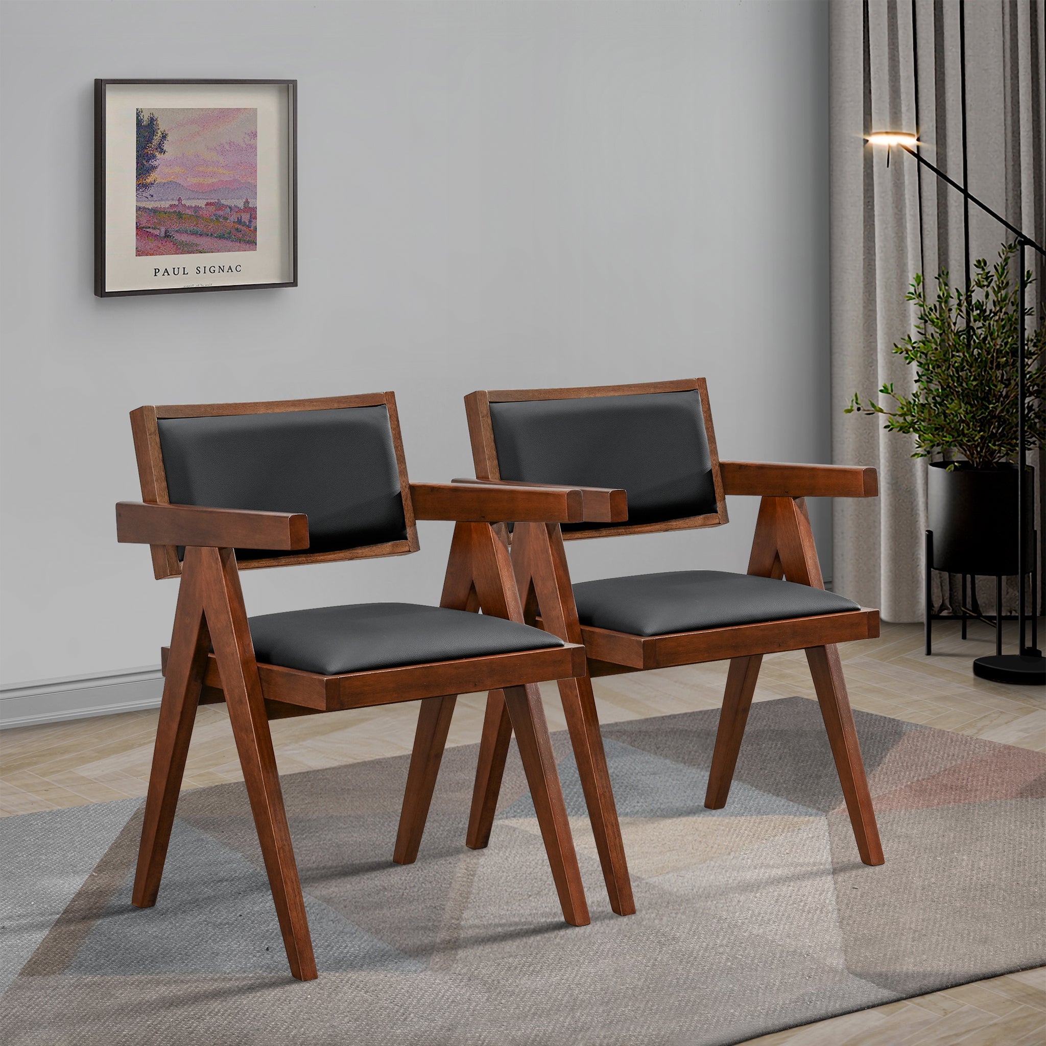 Athena Vegan Leather Dining Chair