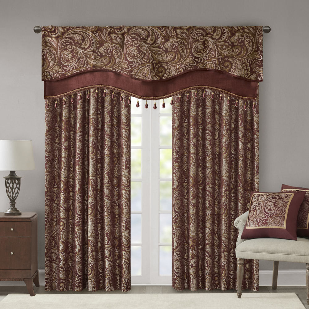 Aubrey Luxury Jacquard Valance