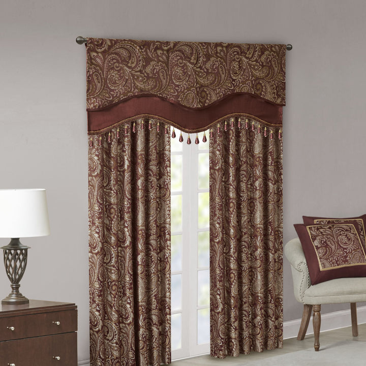 Aubrey Luxury Jacquard Valance