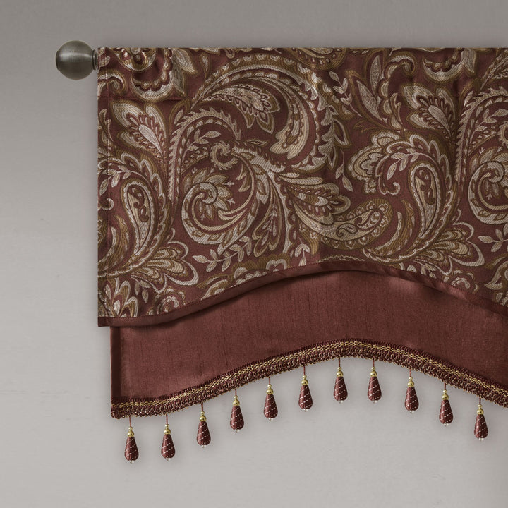 Aubrey Luxury Jacquard Valance
