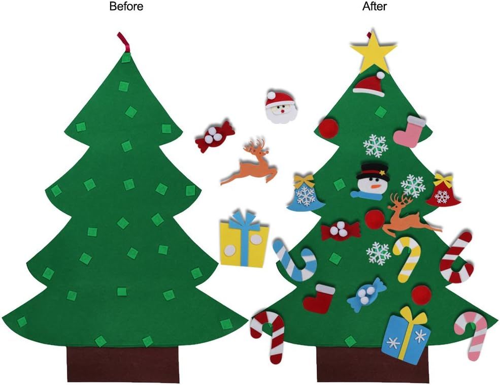 Aytai DIY Felt Christmas Tree Set