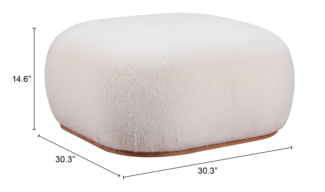 Azua Ottoman Cream