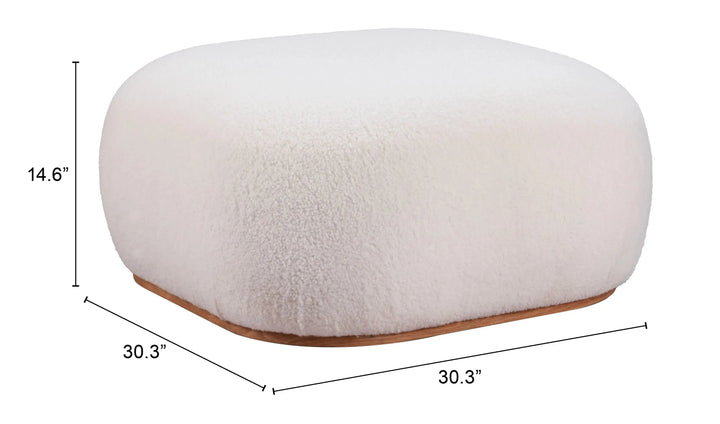 Azua Ottoman Cream