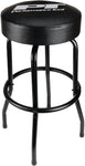 Swivel Bar Stool for Garage & Shop - Backless Counter Stool with Padded Seat, Workbench Stool for Workshop, Single Bar Stool with Chrome Legs - Media 1