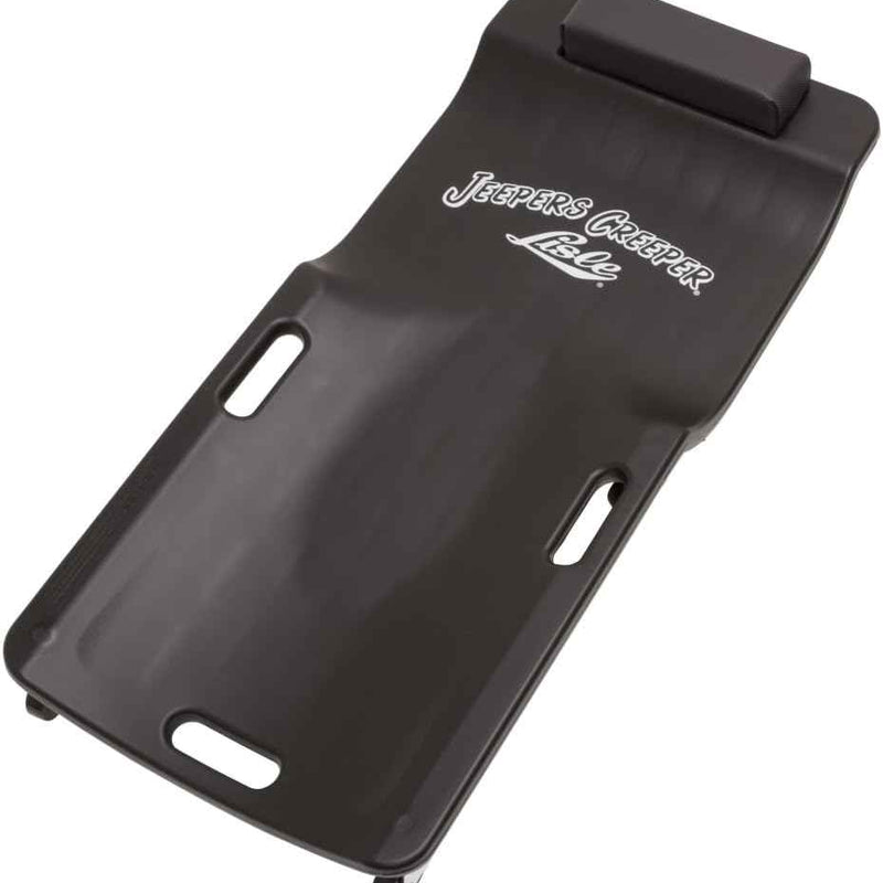 Low Profile Rolling Garage Creeper - Mechanic Creeper with Padded Headrest & Tool Trays, Under Car Roller for Automotive Repair, Rolling Car Creeper