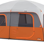 8-10 Person Instant Cabin Camping Tent with Room Divider & Rainfly