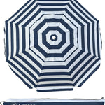 Beach Umbrella – Portable Tilt Outdoor Sun Shade with Carry Bag