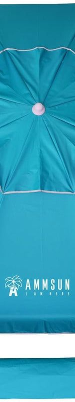 Beach Umbrella – Portable Tilt Outdoor Sun Shade with Carry Bag - Media 1