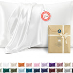 Pillowcases, Set of 2 – Viscose from Bamboo or Polyester Satin