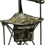 Tri-Lite Tripod Stool with Backrest, Cup Holder & Carry Strap (225 lb Capacity)