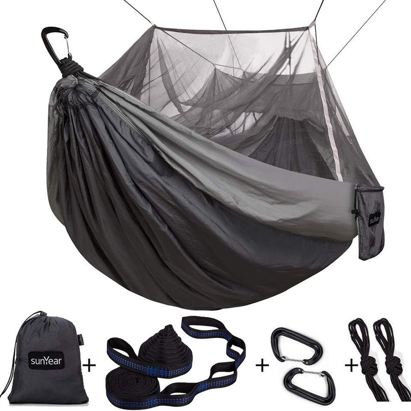 ULTRA-LIGHT POP-UP HAMMOCK WITH MOSQUITO NET – SOLO, 660 LB MAX LOAD