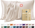 Satin & Silk Pillowcases, Set of 2 – Standard, Queen & King