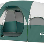 Family Dome Camping Tent - 5-8, 6 & 8 Person - Waterproof, Rainfly & Carry Bag