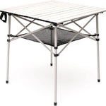 Aluminum Folding Camping Table – Portable Roll-Up with Carry Bag