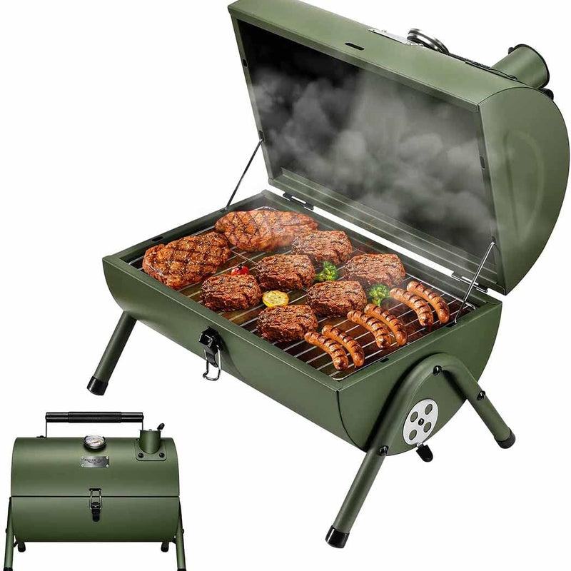 Portable Tabletop Charcoal Grill – Small Outdoor BBQ for Camping, Beach & Patio