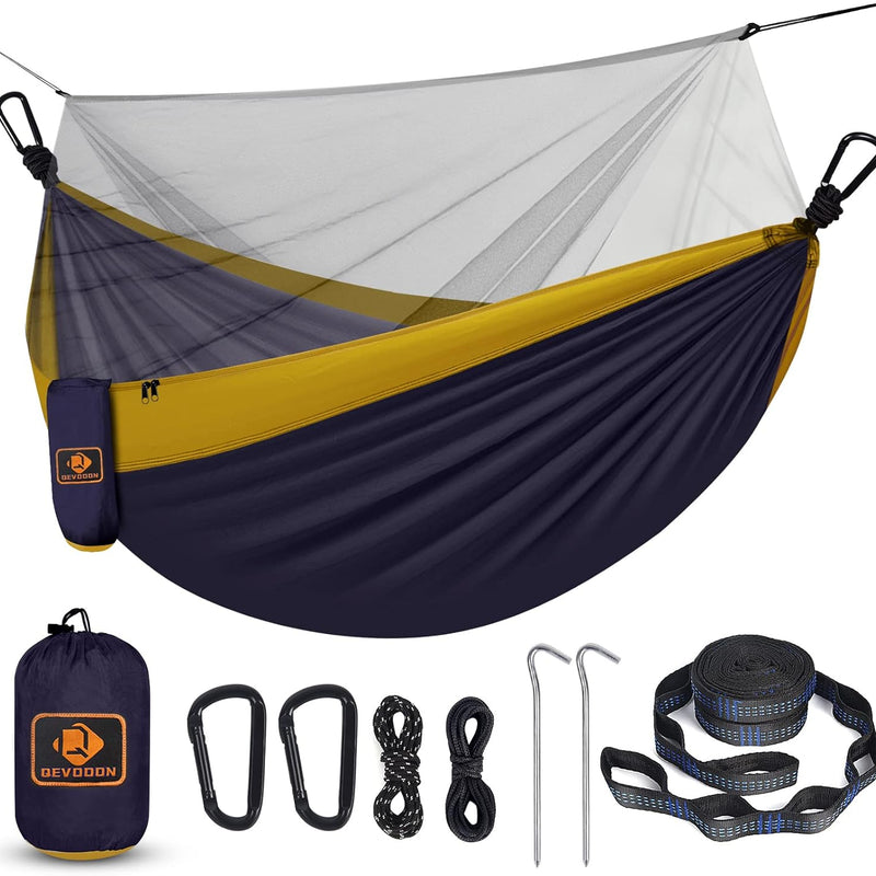ULTRA-LIGHT POP-UP HAMMOCK WITH MOSQUITO NET – SOLO, 660 LB MAX LOAD