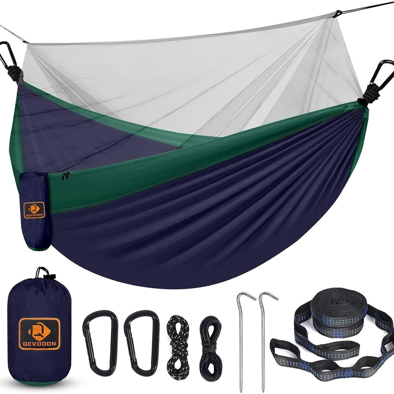 ULTRA-LIGHT POP-UP HAMMOCK WITH MOSQUITO NET – SOLO, 660 LB MAX LOAD
