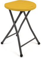 Folding Stool with Metal Frame – Indoor & Outdoor Seating