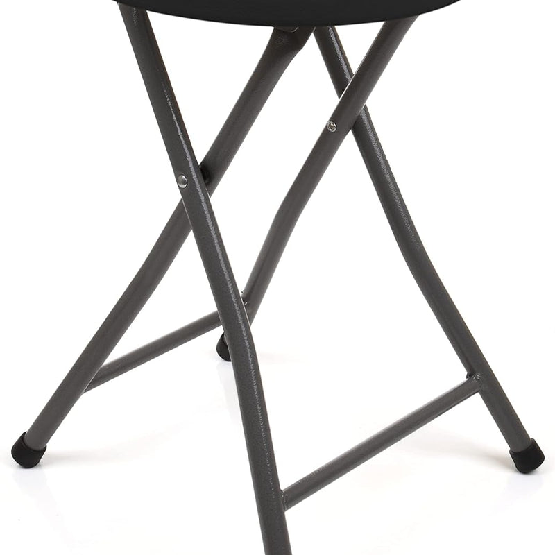 Folding Stool with Metal Frame – Indoor & Outdoor Seating