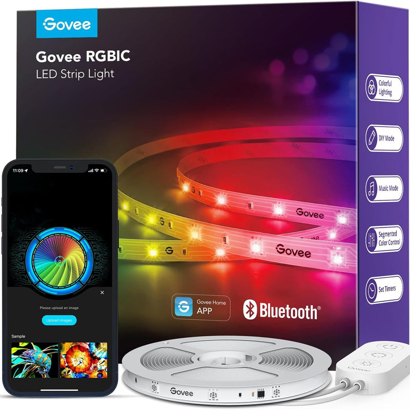 LED STRIP LIGHTS – RGBIC, APP CONTROL & MUSIC SYNC