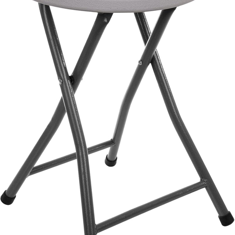 Folding Stool with Metal Frame – Indoor & Outdoor Seating