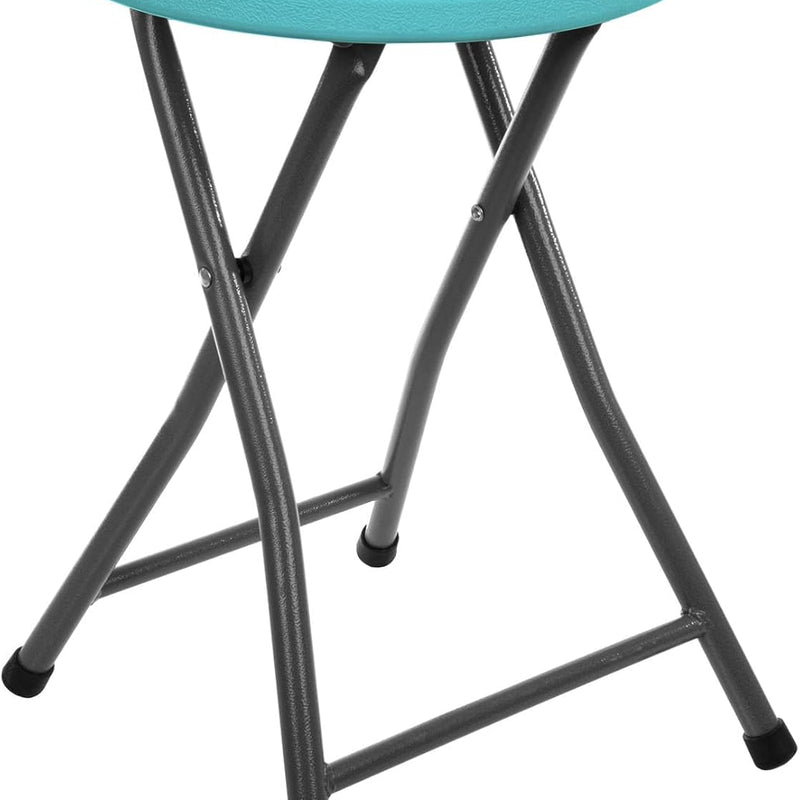 Folding Stool with Metal Frame – Indoor & Outdoor Seating